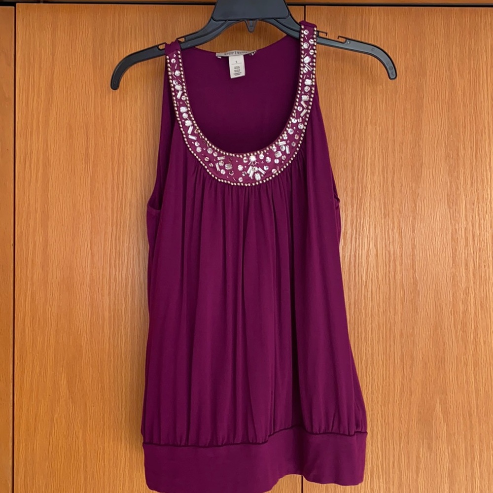 Purple tank top
